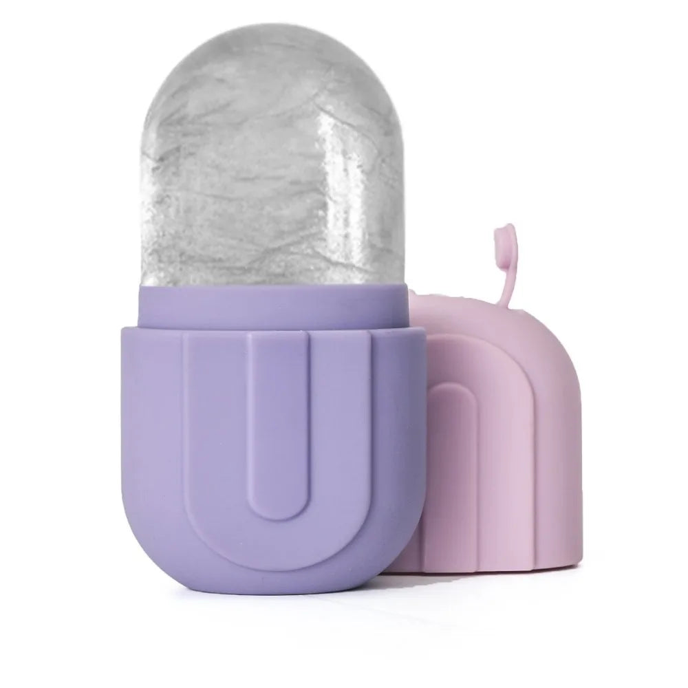 Silicone Ice Roller for Face Beauty Skin Care Tools Reusable Facial Massager Face Lifting Contouring Ice Cube Trays