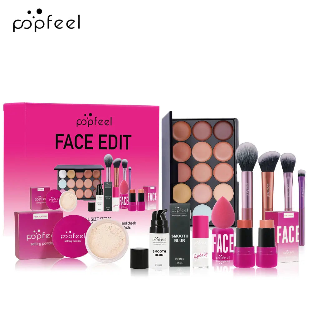 ⨠POPFEEL 11-Piece All-in-One Makeup Kit | Concealer, Essentials & More â¨