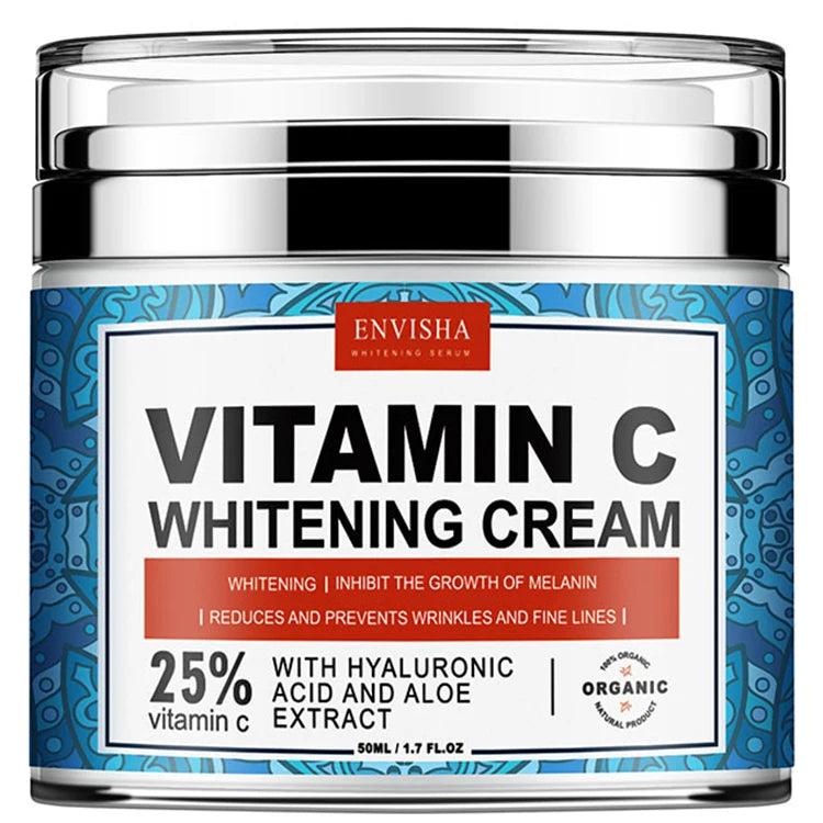 ENVISHA Face Skin Care Whitening Freckle Cream Remove Melasma Dark Spots Melanin Brighten Anti-Aging Lightening Shrink Pores