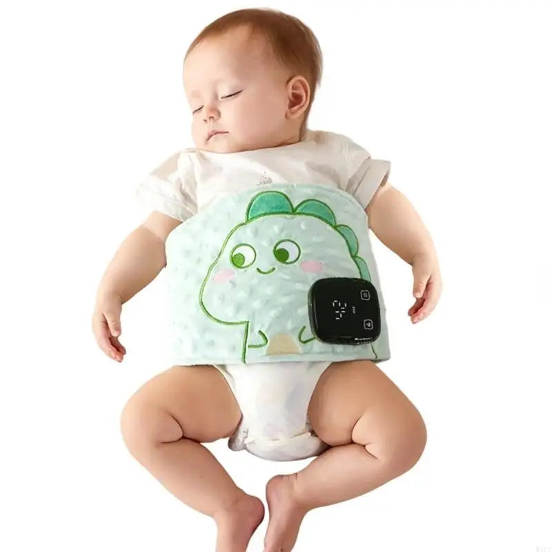 Cartoon Baby Bellyband Breathable Tummy Wrap Belt 7-Speed Vibration Adjustable