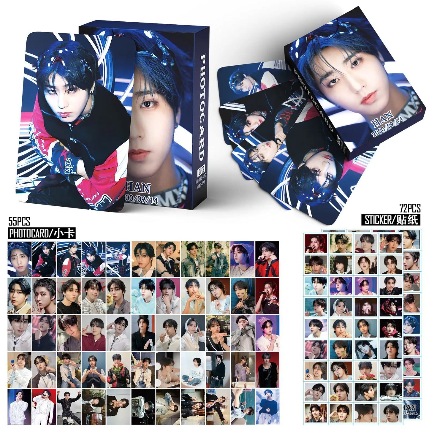 127pcs New Album KARMA HOP Photo Card Photocards Stickers Kpop Merch Lomo Cards Set Fans Collection Cards Gift