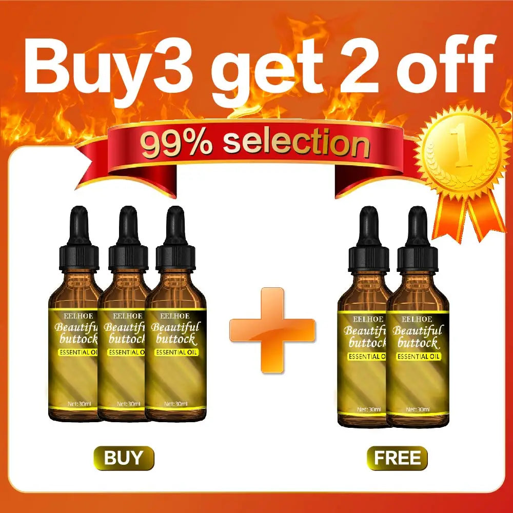 Buttocks oil Enlarge buttocks Make them fuller Rounder More upright Shape