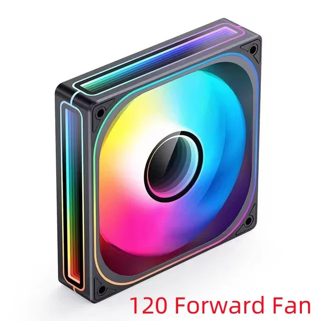 JONSBO ZB-120/240/360 Computer Case Fan 12CM 5V ARGB 120mm Monolithic Structure Water-Cooled Fan PWM Forward/Reverse Fan Kits