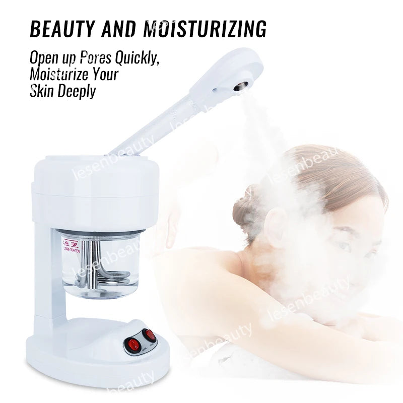 Facial Steamer for Face Facial Vaporizer Professional Face Steamer Hot Warm Mist Sprayer Moisturizing Portable Facial Steamer
