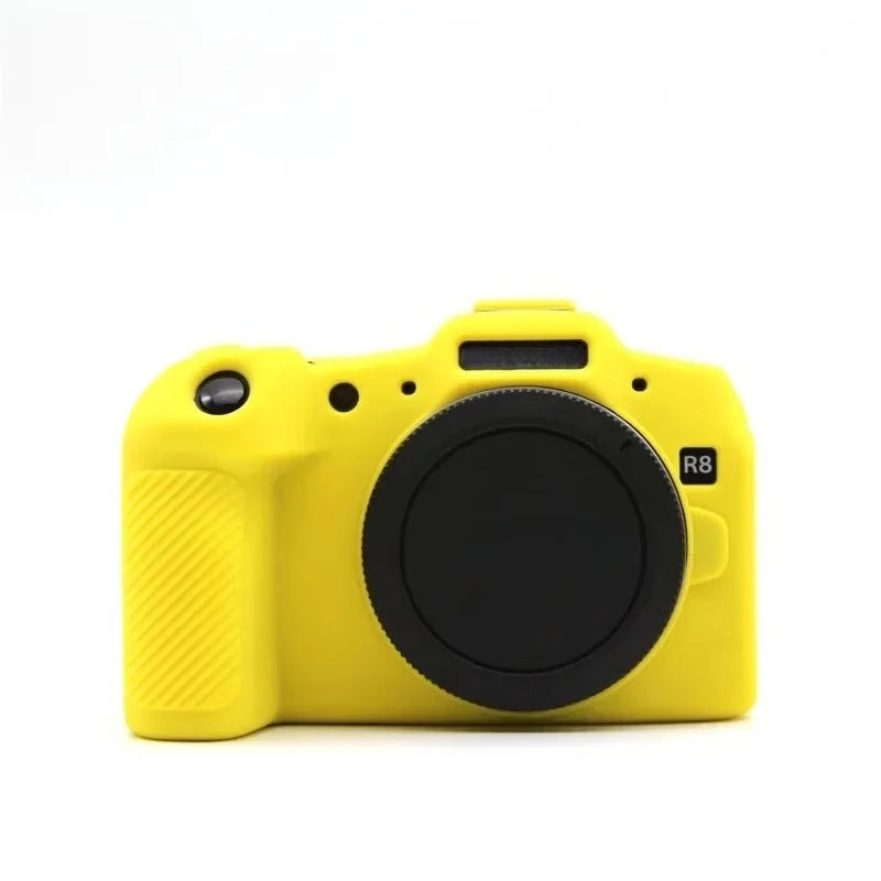 For Canon EOS R8 Camera Silicone Cover Anti-slip Grip Soft Protective Case Dustproof Anti-fall Portable Camera Bag