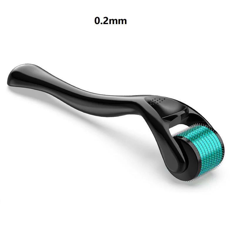 Derma Roller for Facial Body Hair Growth,540 Needles, Micro Face Roll Tool, Skin Beard, 0.2mm, 0.25mm, 0.3mm