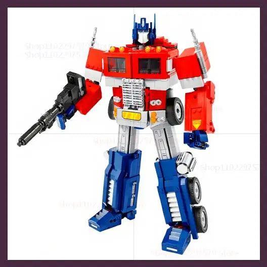 1508PCS Robot Truck Building Blocks Set Creative 2-in-1 Technical Transformation Model Compatible with 10302 Kits Kids Adults
