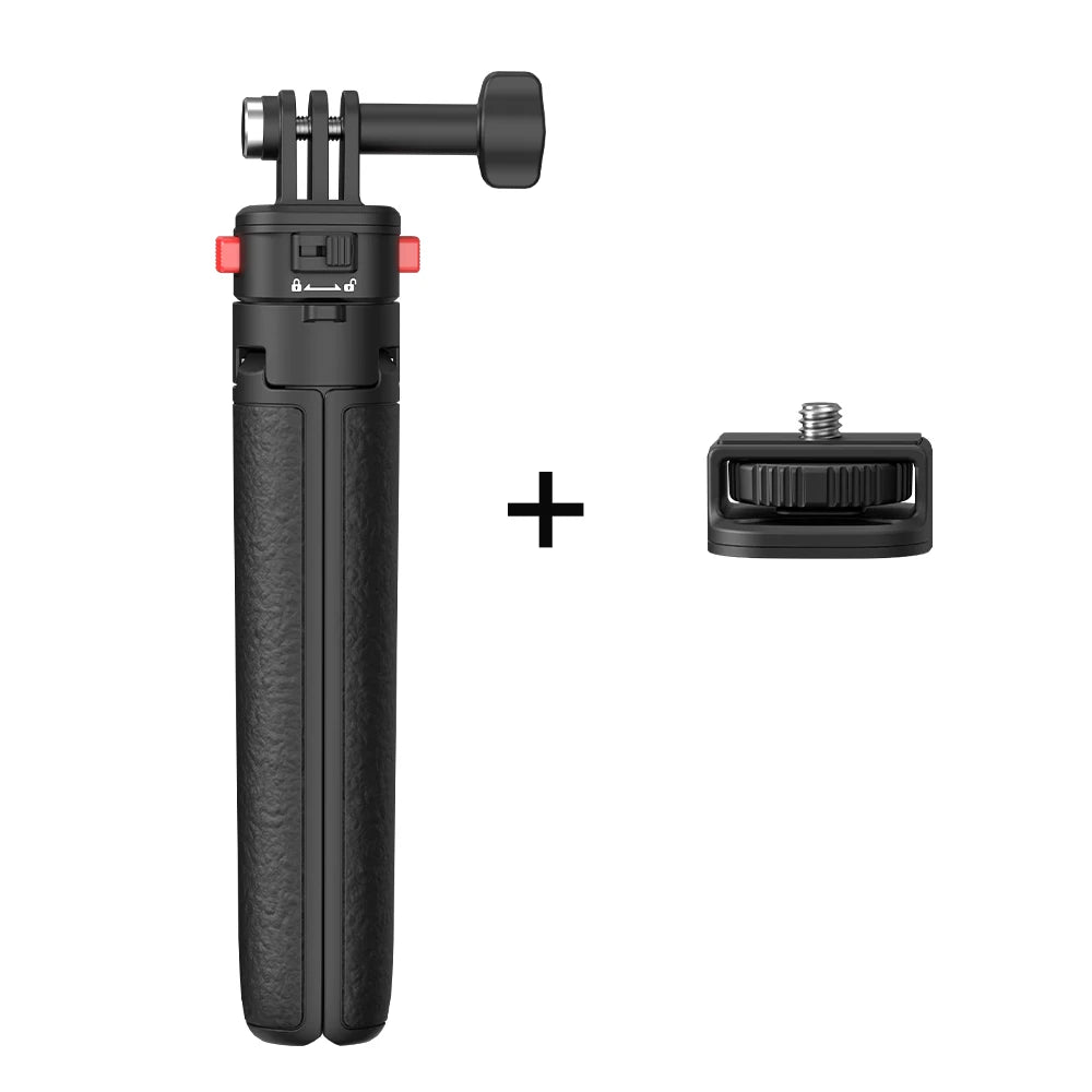 Flymile 53cm Portable Tripod for DJI Action 5 Pro/Insta360 X4/Gopro 13 /Pocket 3 Camera Adjustable Handheld Stand Accessory
