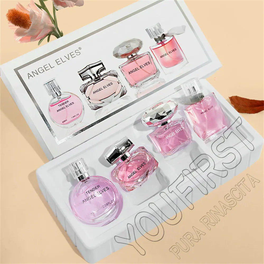 ✨ Women’s Perfume Gift Set – 4 Pcs | Long-Lasting Floral & Fruity Scents ✨