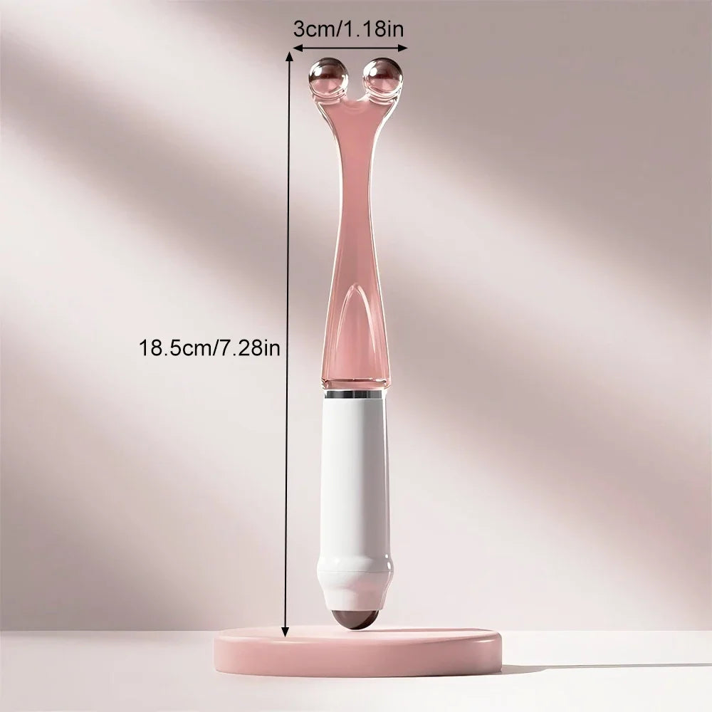 1/2PCS Finger Massager Roller with Stainless Steel Beads, Dual Head 360 Degree Rolling Design, 4 Sided Massager for Hand Relax