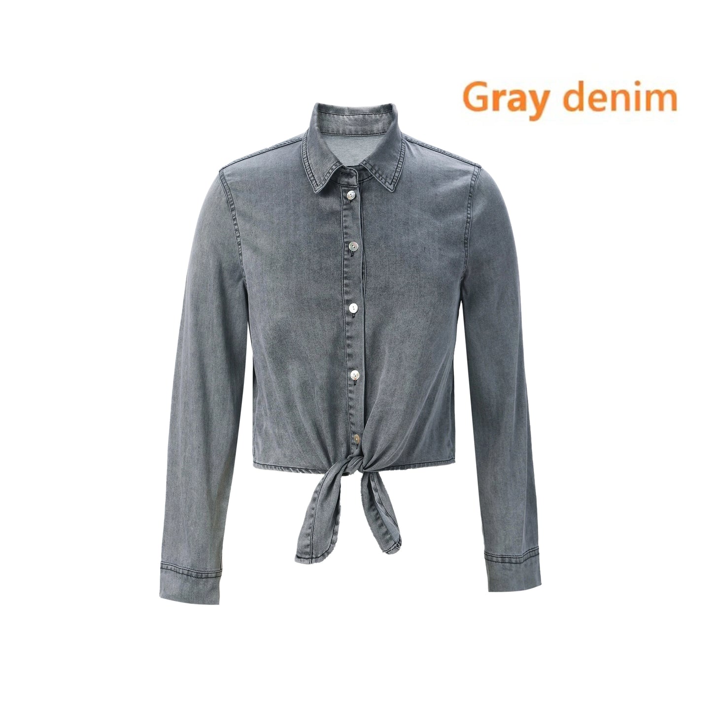 AP SS25 Women Lightweight Denim Wrap Blouse & Slip Dress