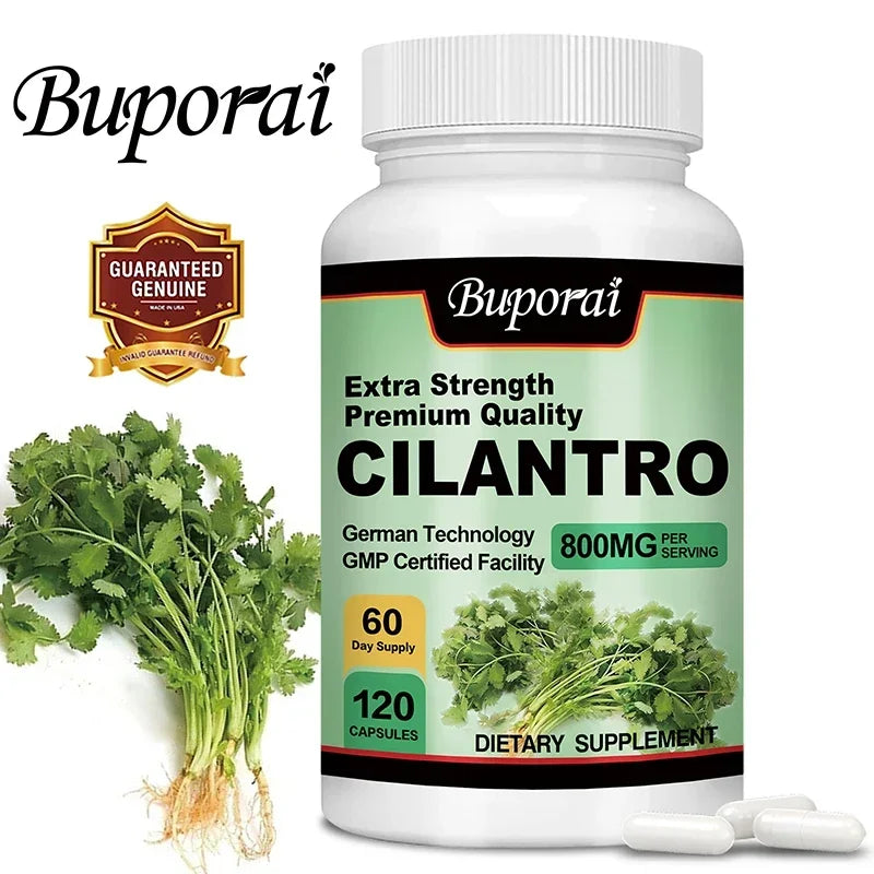 Cilantro Supplement - Rich Source of Antioxidants - Natural Cleansing & Detox Supplement
