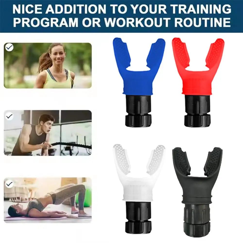 Breathing Trainer Lung Respirator Fitness Equipment Respiratory Silicone High Altitude Training Outdoor Expiratory Exercise Tool