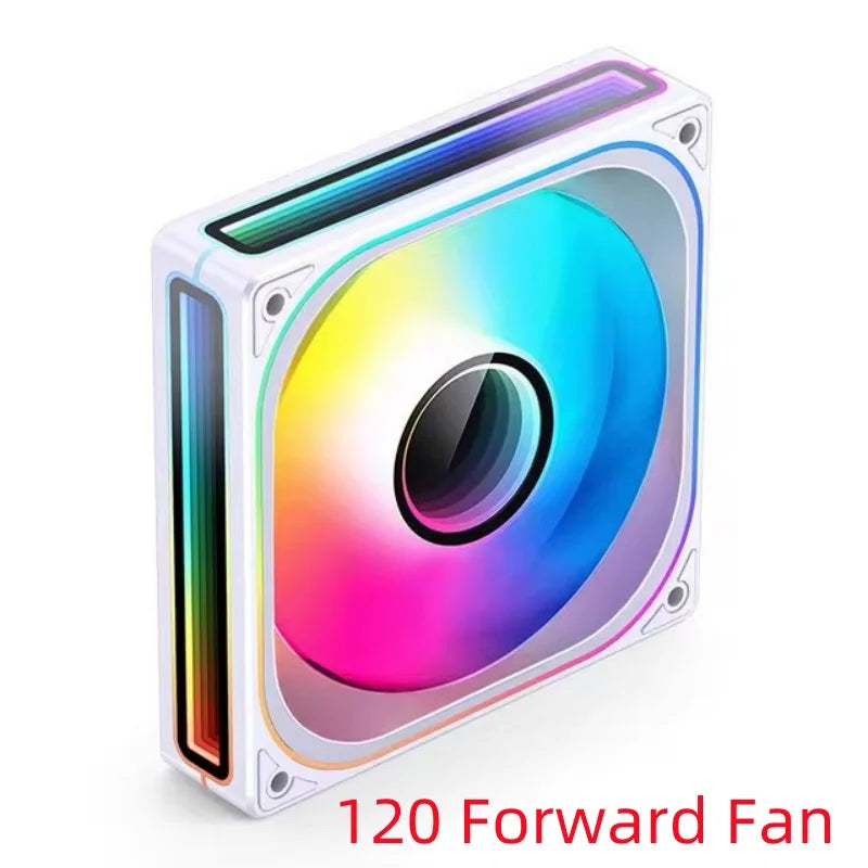 JONSBO ZB-120/240/360 Computer Case Fan 12CM 5V ARGB 120mm Monolithic Structure Water-Cooled Fan PWM Forward/Reverse Fan Kits