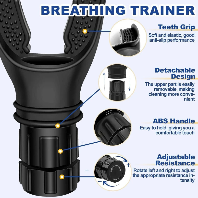 π¨ Breathing Trainer Lung Flexer | Adjustable Levels for Deep Respiratory Exercise π¨