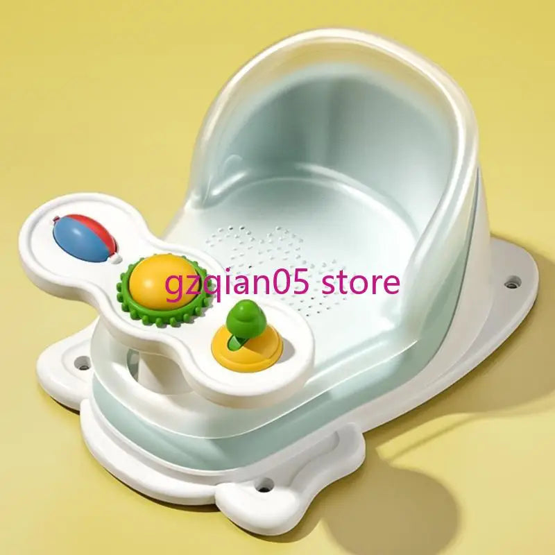 N7ME Bathtub Seats Baby Bath Seats with Bottom Suction Cups for Baby 6 Months & Up Provides Backrest Support Bathtub Seats