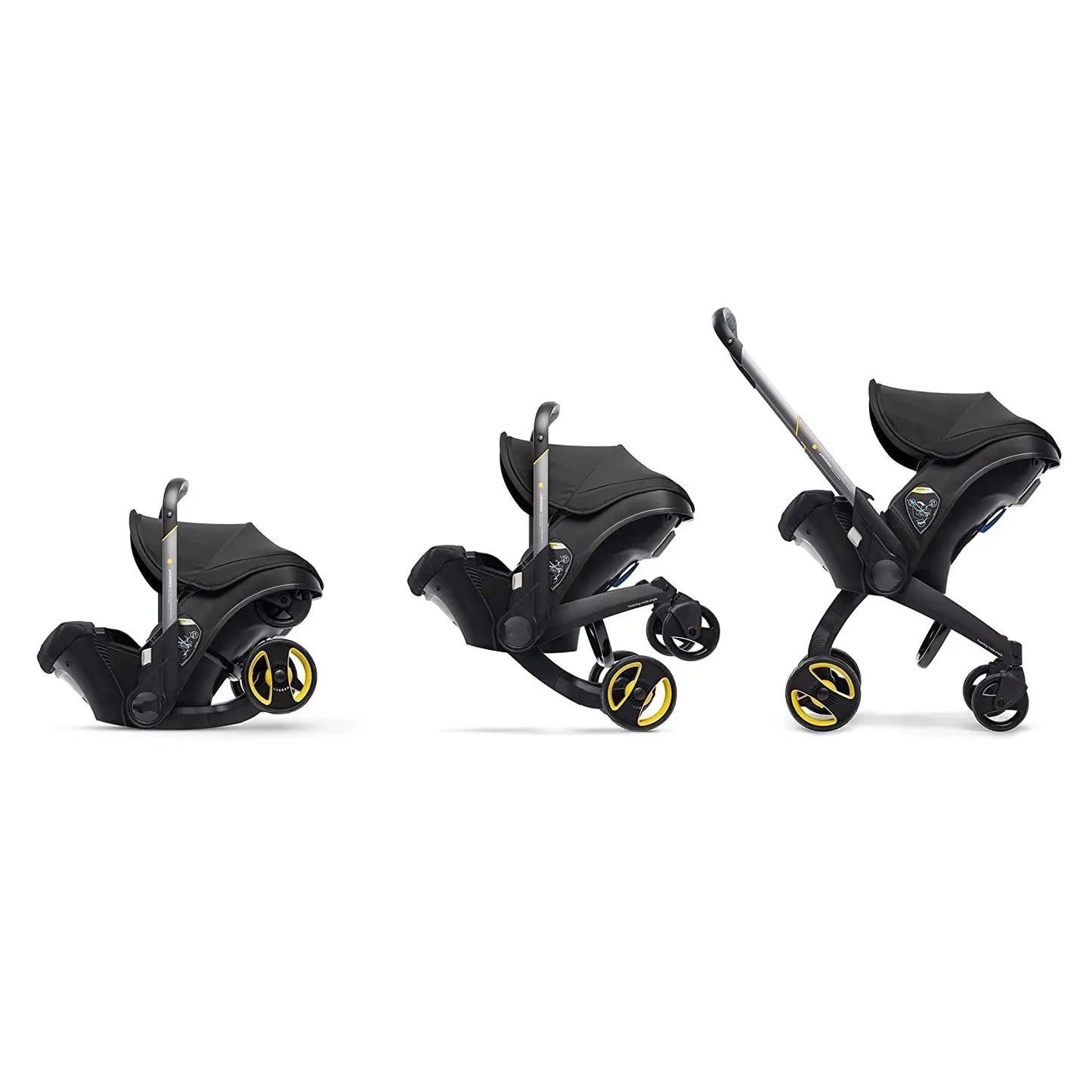 Compact Baby Stroller 4 in 1 Car Seat Stroller Lightweight Pushchair All in One Travel System for Newborns Travel Pram Doona