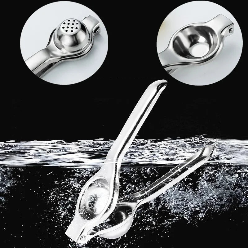 Stainless Steel Manual Juicer Processor Lemon Squeezer Orange Fruit Household Lemon Clip Fruit Pressing Kitchen Accessories