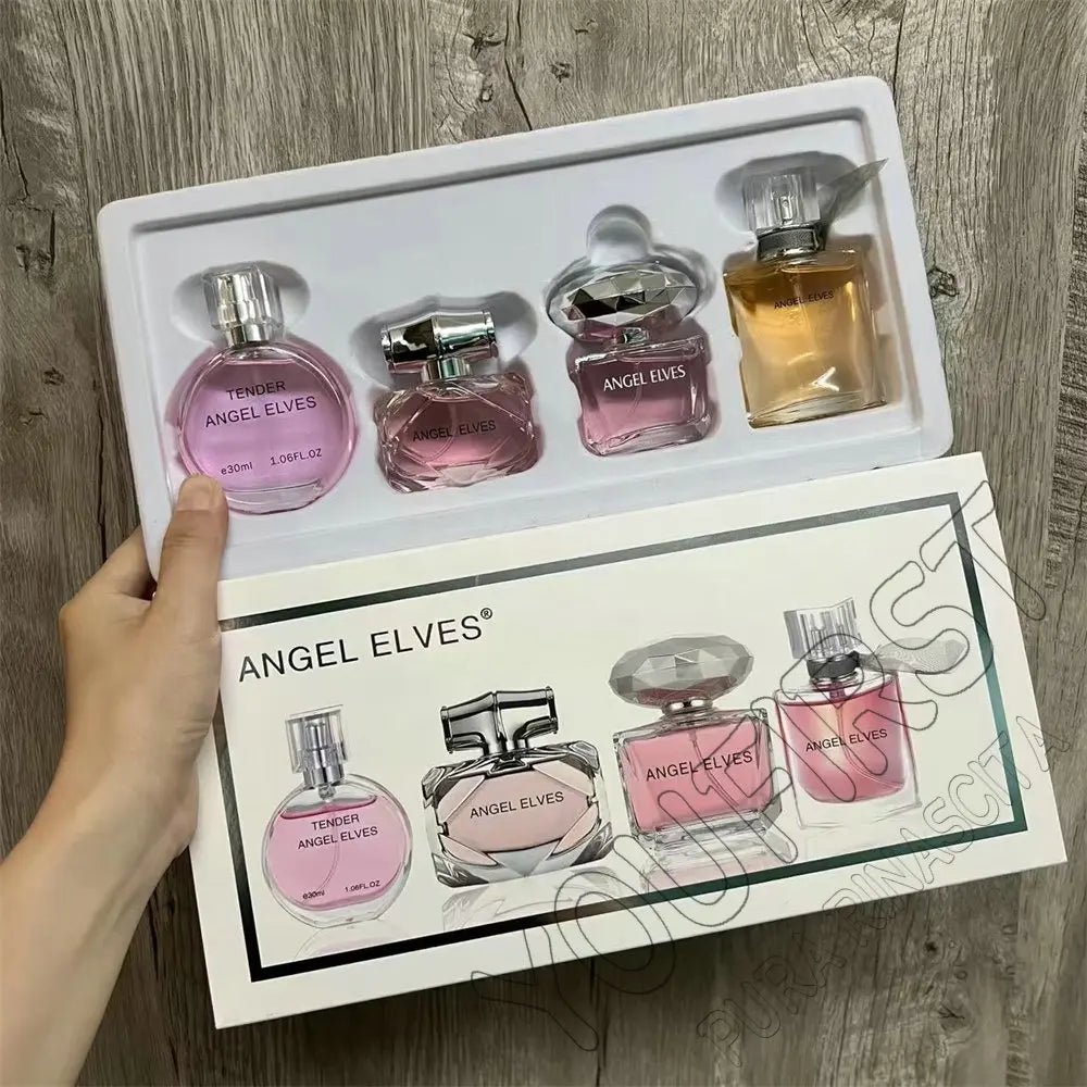 ✨ Women’s Perfume Gift Set – 4 Pcs | Long-Lasting Floral & Fruity Scents ✨