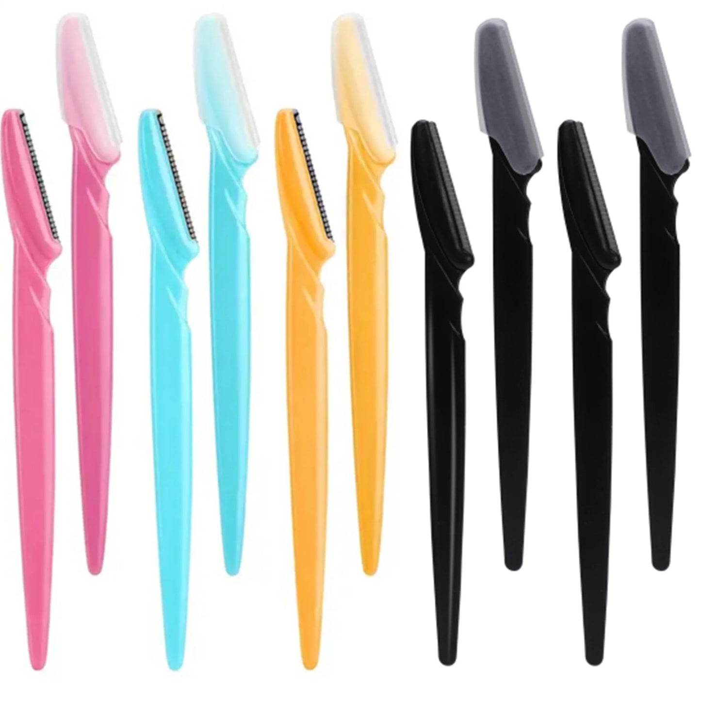 ✨ Eyebrow & Face Razor Set | Safe Trimmer with Protective Cover (5/10/30/40pcs) ✨