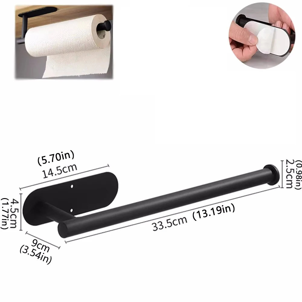 ✨ Adhesive Paper Towel Holder | Kitchen & Bathroom Organizer ✨