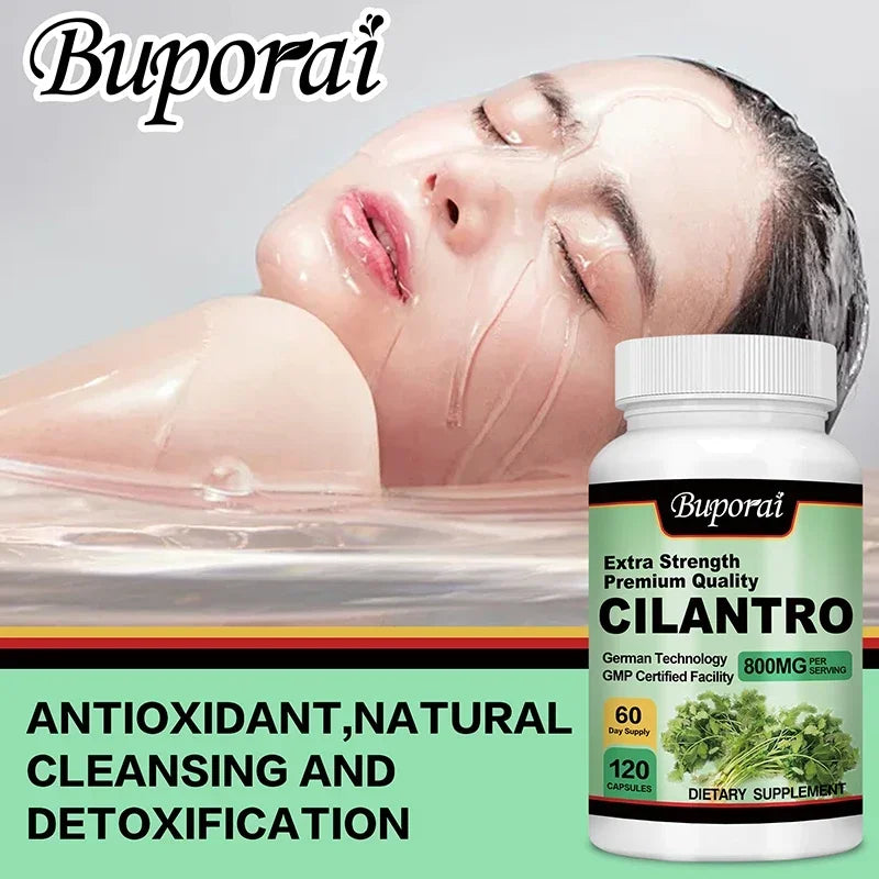 Cilantro Supplement - Rich Source of Antioxidants - Natural Cleansing & Detox Supplement