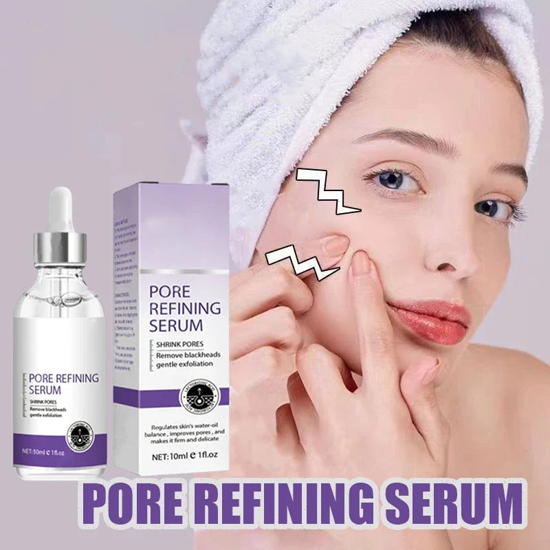 Face Skin Pore Shrinkage Serum Long-Lasting Moisturizing Improves Large Pores Calming Skin Care Essence