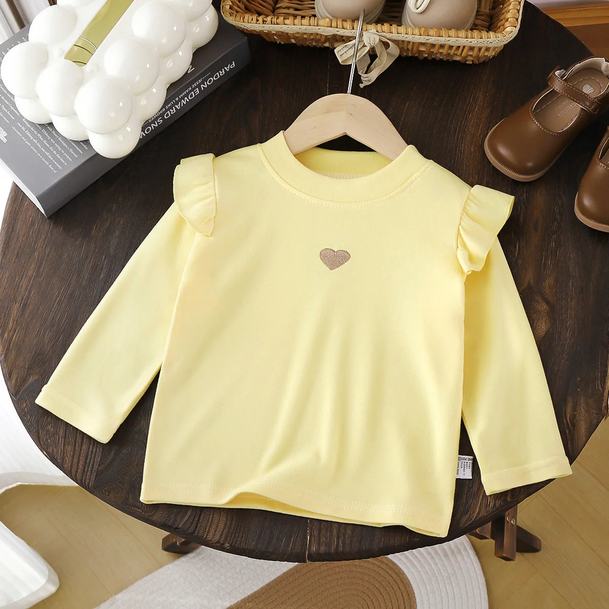 Baby Girls Long Sleeve T-shirt Clothes Spring and Autumn Style Baby Children's Clothes Kids Underwear Base Shirt Top