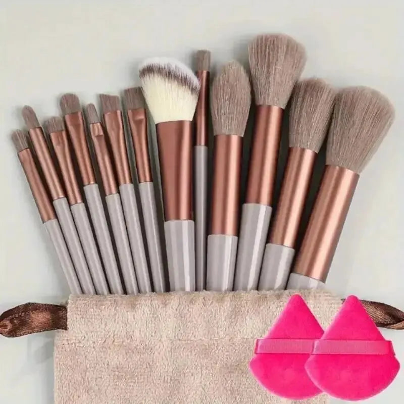 ✨ Professional Makeup Brush Set | Soft & Fluffy Kabuki, Foundation & Eyeshadow Brushes ✨