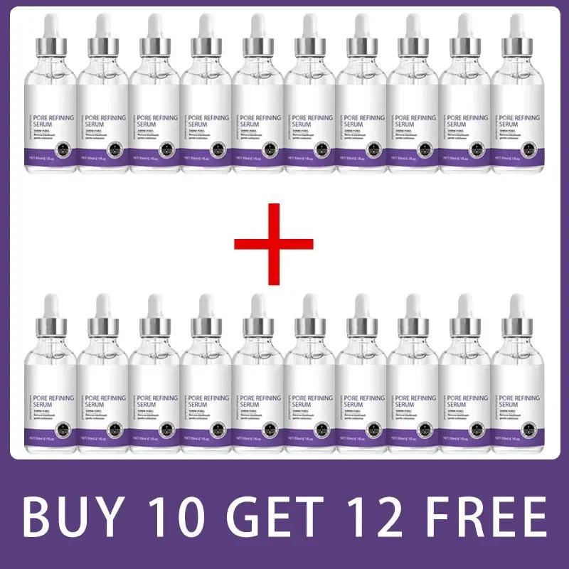 Face Skin Pore Shrinkage Serum Long-Lasting Moisturizing Improves Large Pores Calming Skin Care Essence