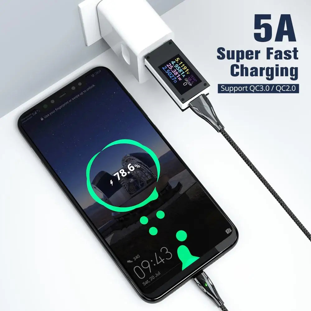 5/10Pcs Magnetic Phone Cable Adapter Magnetic Connector Tip Heads 360 Rotating Strong Magnetic Plug for Micro USB Android Device
