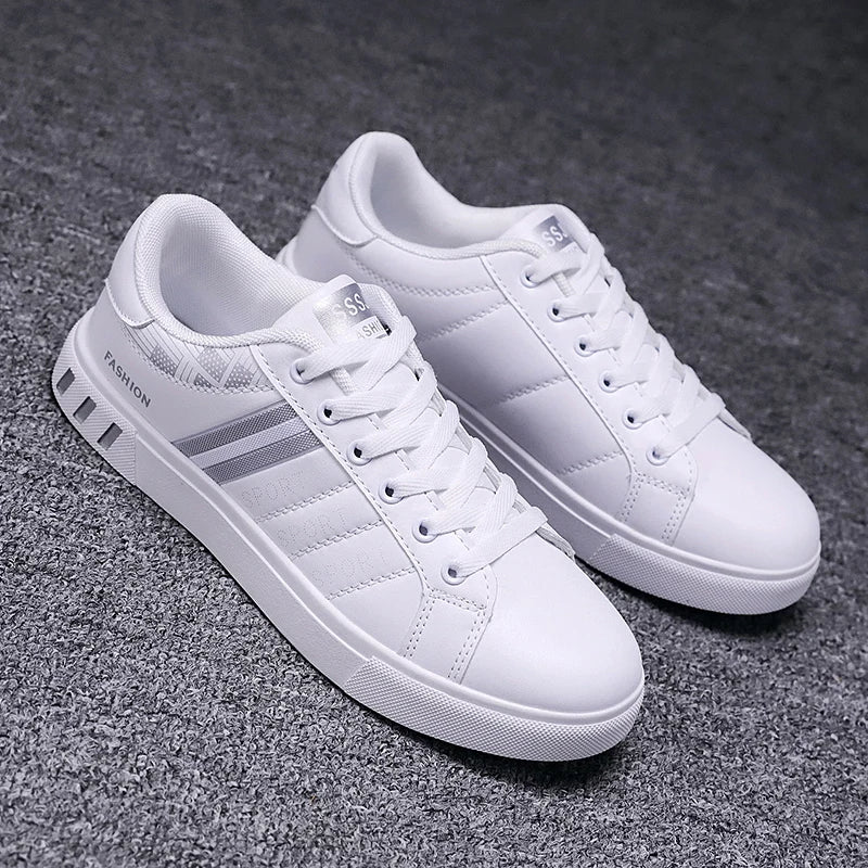 Summer Men Casual Shoes Leather Fashion Breathable Sneakers Men Luxury Brand Mens Designer Trainers Walking Shoes Zapatos Hombre