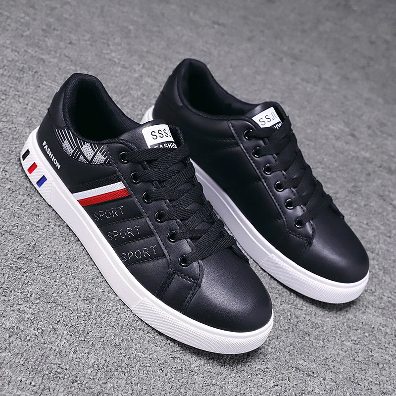 Summer Men Casual Shoes Leather Fashion Breathable Sneakers Men Luxury Brand Mens Designer Trainers Walking Shoes Zapatos Hombre