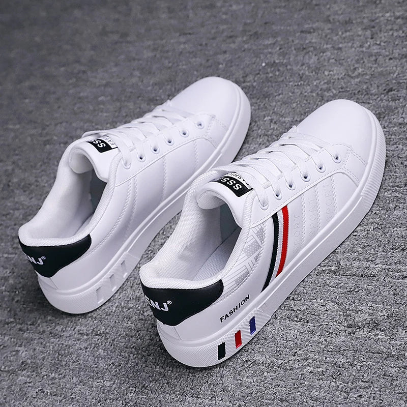Summer Men Casual Shoes Leather Fashion Breathable Sneakers Men Luxury Brand Mens Designer Trainers Walking Shoes Zapatos Hombre