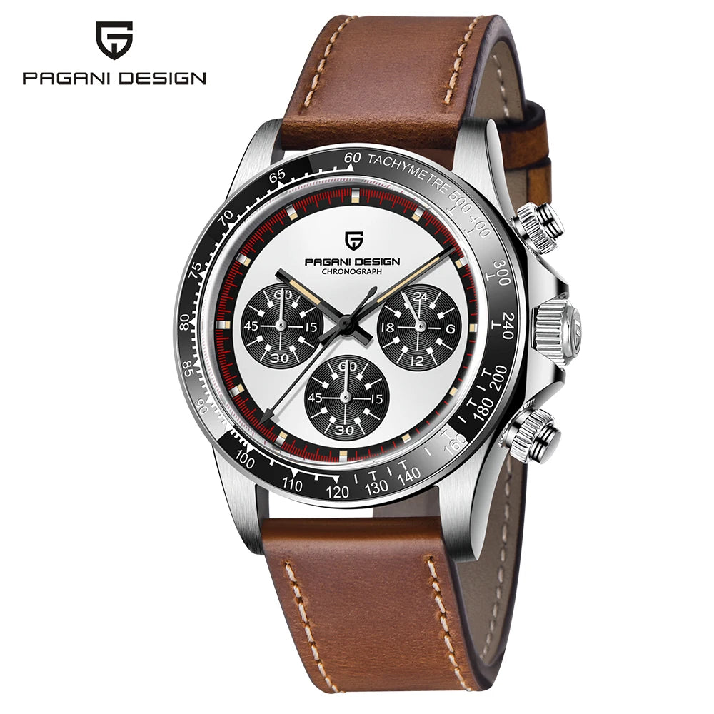 PAGANI DESIGN V2 40MM Classic Watch for Men Luxury Sapphire Glass Multi-function Chronograph Business Men's Quartz Watches