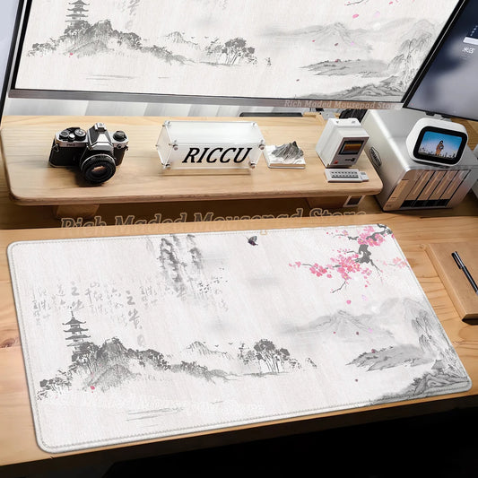 Sakura Japanese Cherry Blossom Mouse Pad Gaming XXL Home Extended Mousepad Large Keyboard pad Office accessories Laptop Mice Pad