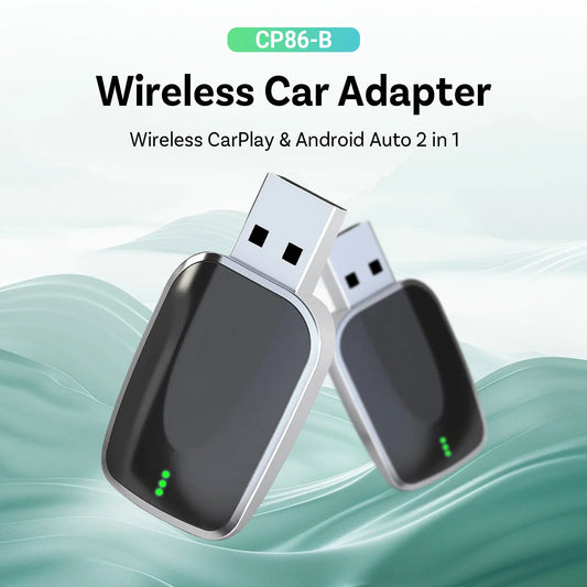 2025 NEW Wireless Carplay Adapter Android Auto 2in1 Smart Mini Box WIFI Wireless CarPlay Car Intelligent Systems