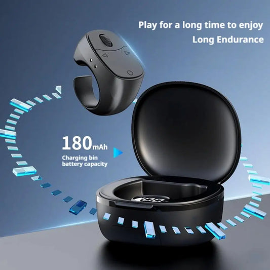 Roller Fingertip Ring Remote Control Wireless Bluetooth Mobile Selfie Mice Video Automatic Page Turner Browsing