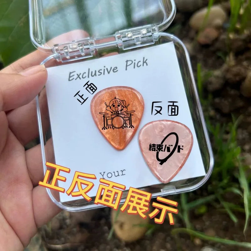 Bocchi The Rock Gotoh Hitori Ijichi Nijika Aa Yamada Ryo Anime Peripherals Bass, Electric Guitar Picks, High-Value Holiday Gifts