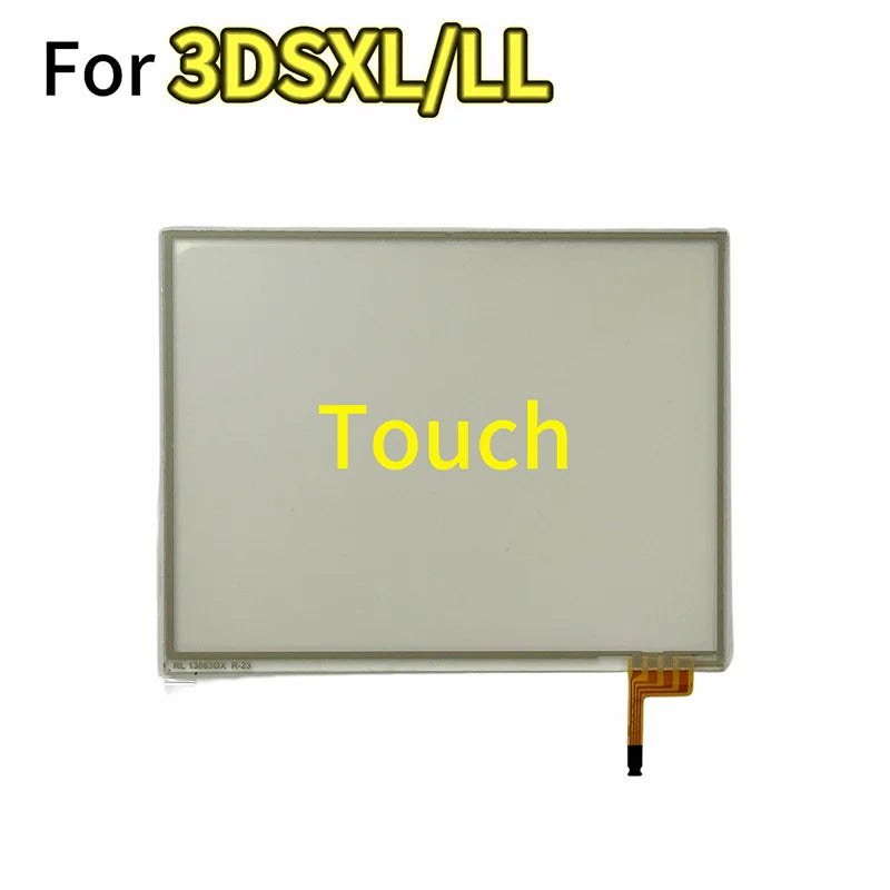 Touch Screen Panel Digitizer Glass for Nintendo 3DSXL 3DSLL Top Upper & Bottom Lower LCD Display Screen Camera Volume Flex Cable