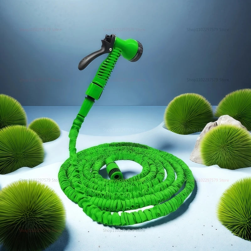 Retractable Magic Hose with High Pressure Car Wash Water Gun Garden Watering Hose for Car Cleaning Household and Garden Use