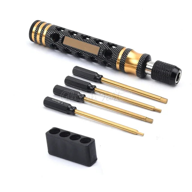 AANEW Metal Hexagonal Wrenches Screw drivers Tools Kit 1.5mm 2.0mm 2.5mm 3.0mm 1.5/2.0/2.5/3.0mm for RC Models Multirotor
