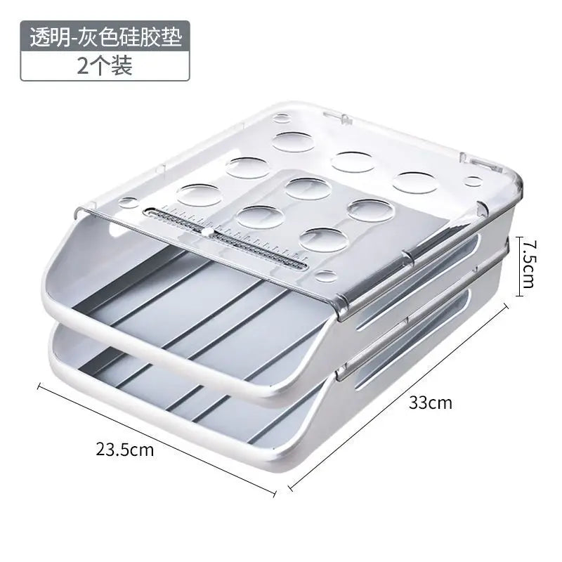 🥚 Stackable Egg Storage Box | Multi-Layer Refrigerator Organizer 🥚