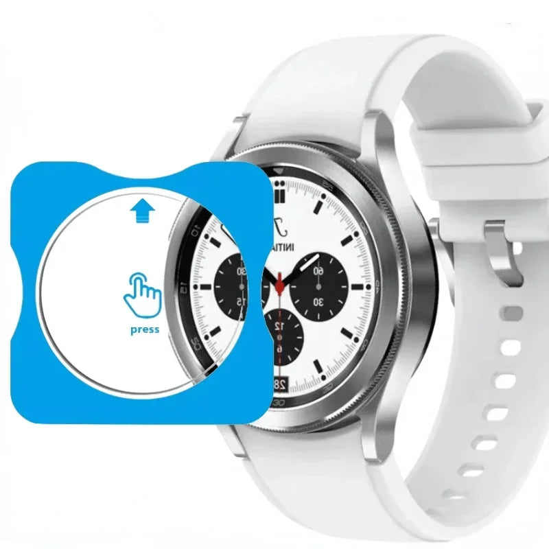 Quick Pasting Screen Film for Samsung Galaxy Watch Ultra 47mm Glass Protective Film Watch 8 7 6 5 4 40mm 44mm 8/6/4 Classic 46mm