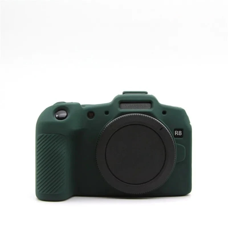 For Canon EOS R8 Camera Silicone Cover Anti-slip Grip Soft Protective Case Dustproof Anti-fall Portable Camera Bag