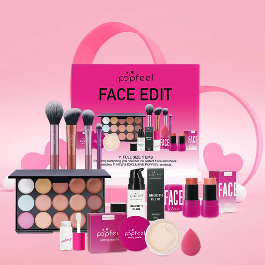 ✨ POPFEEL 11-Piece All-in-One Makeup Kit | Concealer, Essentials & More ✨
