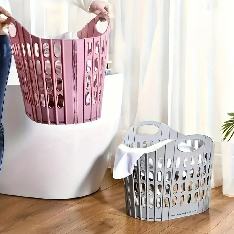 NEW Modern Foldable Laundry Basket, Multifunctional Portable with Handle for Dirty Clothes Storage Laundry Room Storage Basket