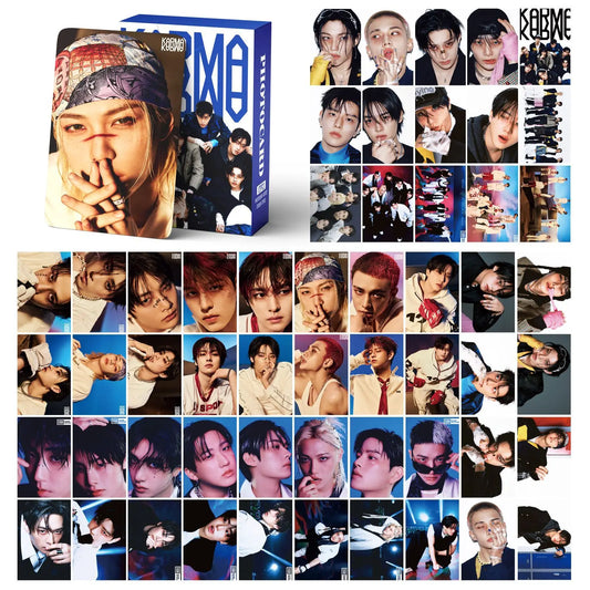 127pcs New Album KARMA HOP Photo Card Photocards Stickers Kpop Merch Lomo Cards Set Fans Collection Cards Gift