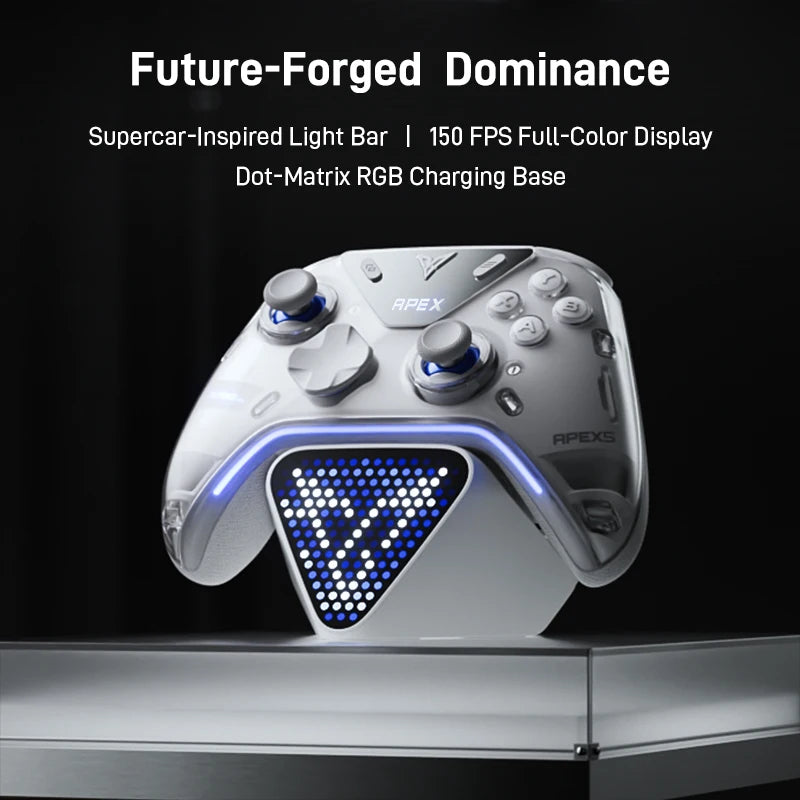 Flydigi Apex 5 Wireless Controller with Hall Effect Joysticks and Adaptive Triggers for PC Nintendo Switch Android iOS MFi