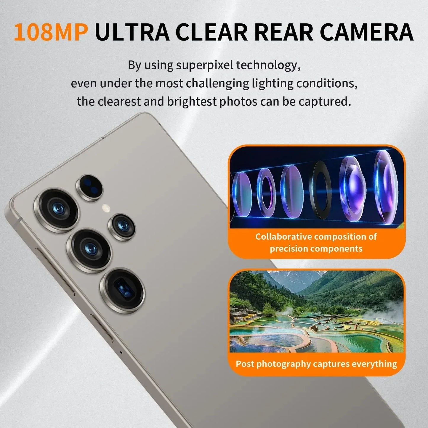 HOT 2025 new S26 Ultra original intelligent 5G dual card dual standby Android 14 system global version 8800mAh battery
